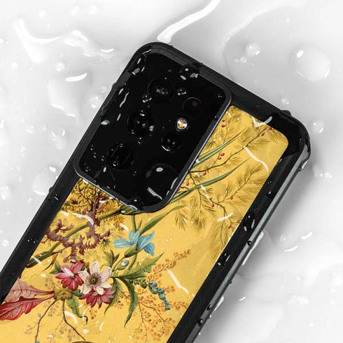 Yellow Marble End by William Kilburn Galaxy S24 Ultra Waterproof Case