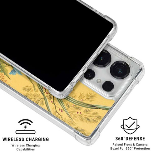 Yellow Marble End by William Kilburn Galaxy S25 Ultra Clear Case