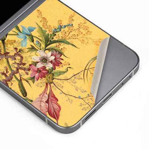Yellow Marble End by William Kilburn Galaxy Z Flip6 Skin
