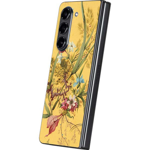 Yellow Marble End by William Kilburn Galaxy Z Fold5 5G Skin