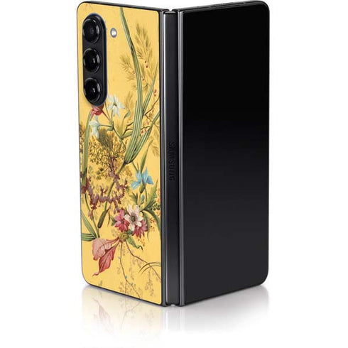 Yellow Marble End by William Kilburn Galaxy Z Fold5 5G Skin