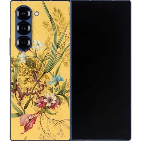 Yellow Marble End by William Kilburn Galaxy Z Fold6 Skin