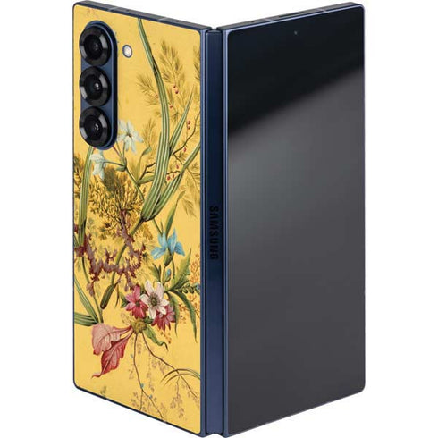Yellow Marble End by William Kilburn Galaxy Z Fold6 Skin