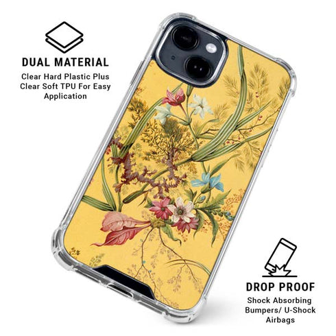 Yellow Marble End by William Kilburn iPhone 15 Clear Case