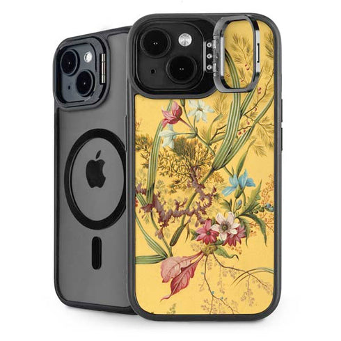 Yellow Marble End by William Kilburn iPhone 15 Plus Kickstand Case