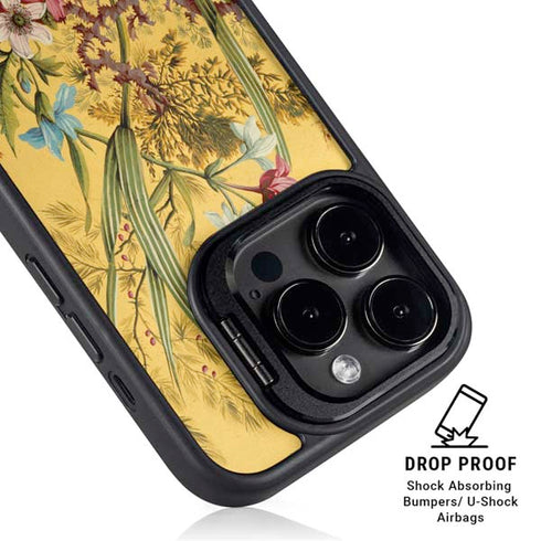 Yellow Marble End by William Kilburn iPhone 15 Pro Max Kickstand Case