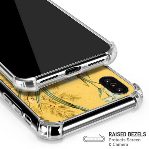 Yellow Marble End by William Kilburn iPhone X/XS Clear Case