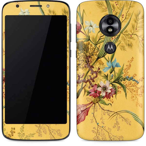 Yellow Marble End by William Kilburn Moto E5 Play Skin