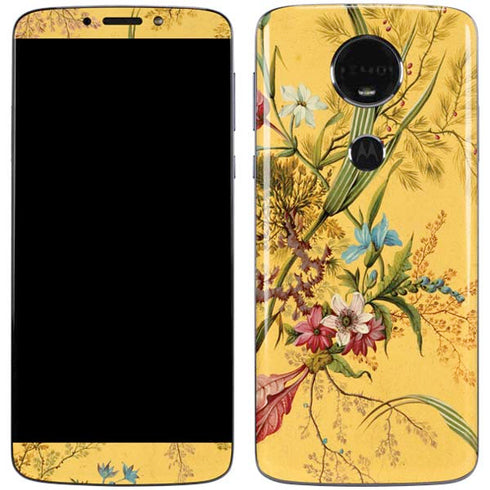 Yellow Marble End by William Kilburn Moto E5 Plus Skin