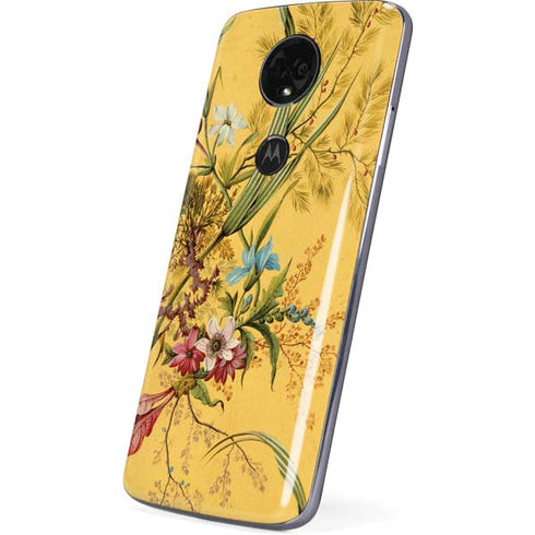 Yellow Marble End by William Kilburn Moto E5 Plus Skin