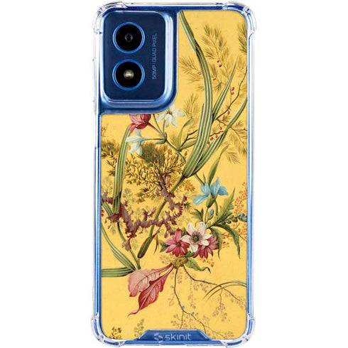 Yellow Marble End by William Kilburn Moto G Play 4G (2024) Clear Case