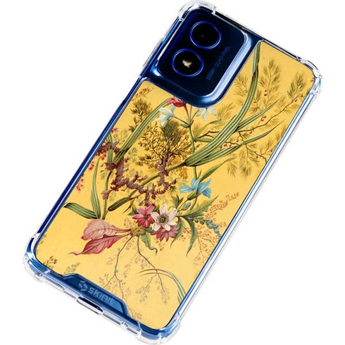 Yellow Marble End by William Kilburn Moto G Play 4G (2024) Clear Case