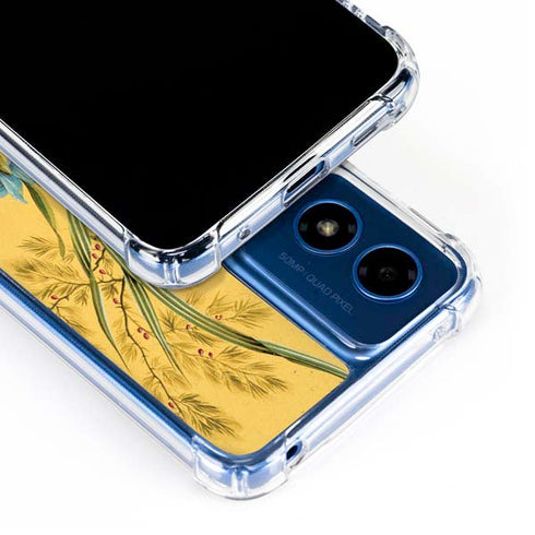 Yellow Marble End by William Kilburn Moto G Play 4G (2024) Clear Case