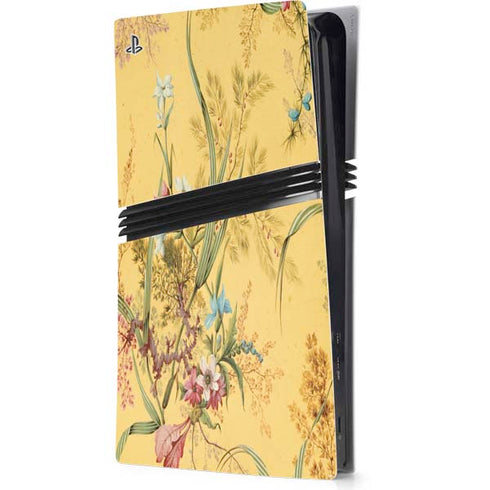 Yellow Marble End by William Kilburn PS5 Pro Console Skin