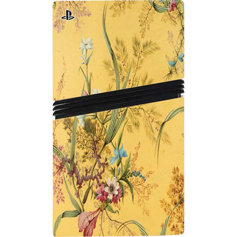 Yellow Marble End by William Kilburn PS5 Pro Console Skin