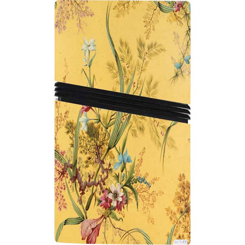 Yellow Marble End by William Kilburn PS5 Pro Console Skin