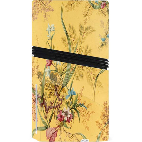 Yellow Marble End by William Kilburn PS5 Pro Disk Console Skin