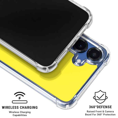 Yellow Galaxy S25 Plus Clear Case