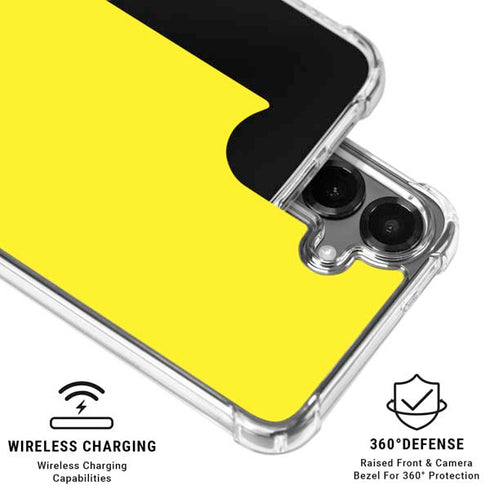 Yellow Galaxy S26 Clear Case