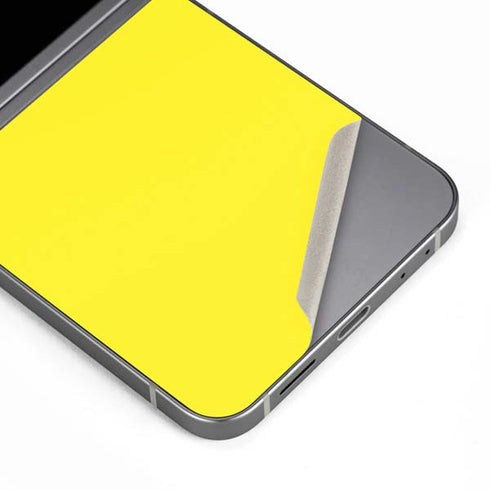 Yellow Galaxy Z Flip6 Skin