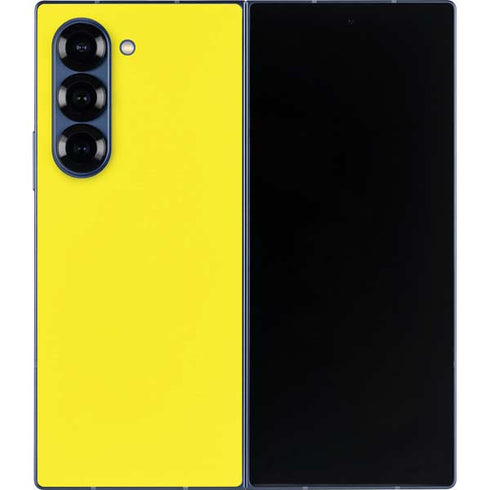 Yellow Galaxy Z Fold6 Skin