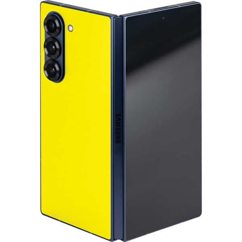 Yellow Galaxy Z Fold6 Skin