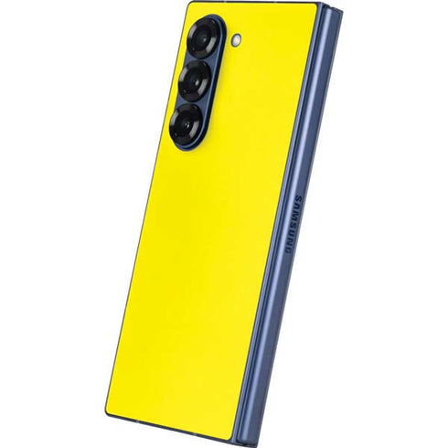 Yellow Galaxy Z Fold6 Skin