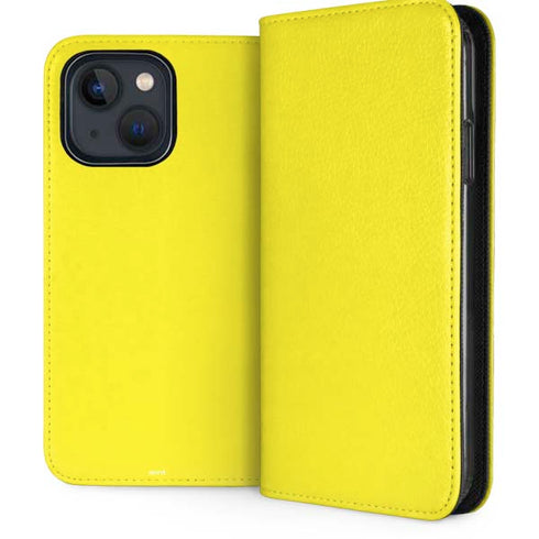 Yellow Solid iPhone 14 Folio Case