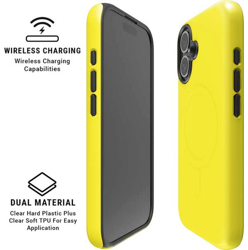 Yellow iPhone 16 Plus Magsafe Impact Case