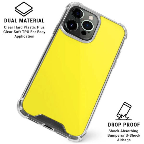 Yellow iPhone 16 Pro Max Clear Case