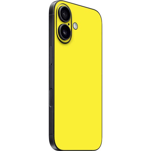 Yellow iPhone 16 Skin