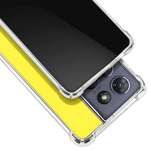 Yellow Moto G 5G (2025) Clear Case