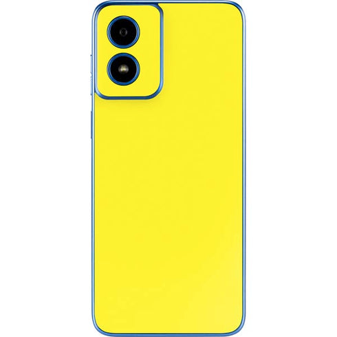 Yellow Moto G Play 4G (2024) Skin