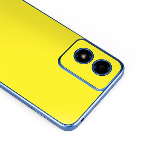Yellow Moto G Play 4G (2024) Skin