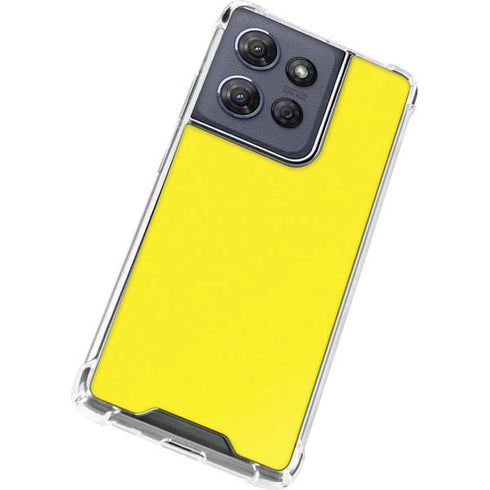 Yellow Moto G Stylus 5G (2025) Clear Case