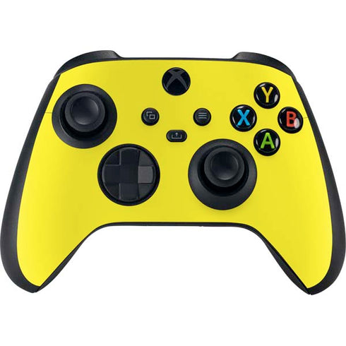 Yellow Solid Xbox Series X Bundle Skin