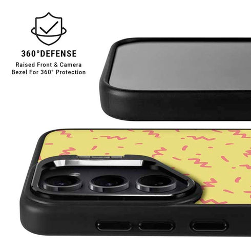 Yellow Spring Galaxy S25 Plus Kickstand Case