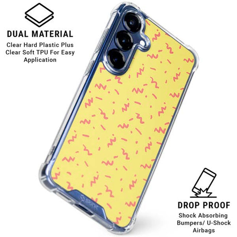 Yellow Spring Galaxy S25 Plus Clear Case