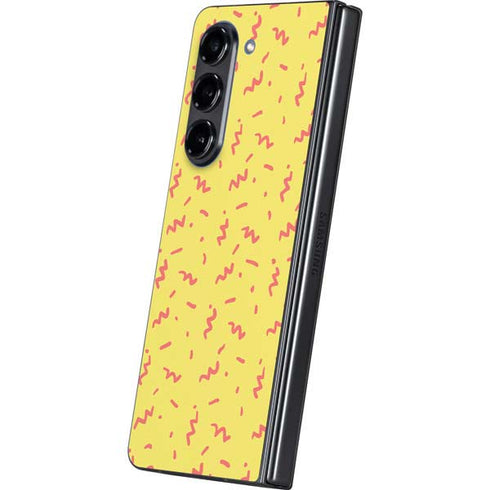 Yellow Spring Galaxy Z Fold5 5G Skin