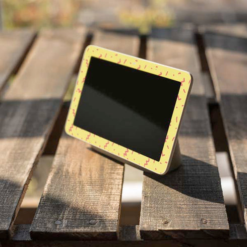 Yellow Spring Google Home Hub Skin