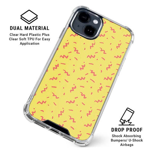 Yellow Spring iPhone 15 Clear Case