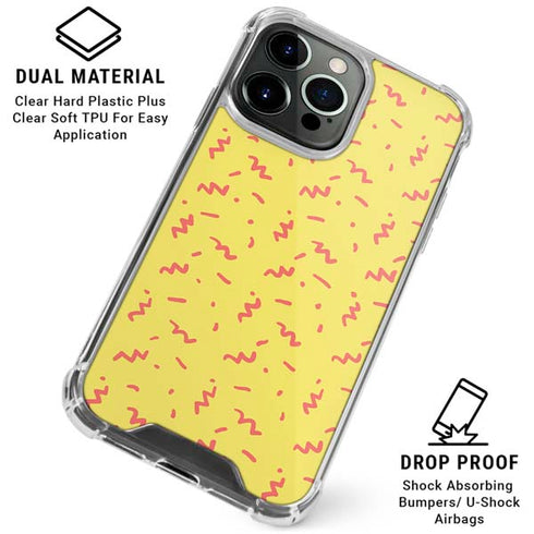 Yellow Spring iPhone 16 Pro Max Clear Case