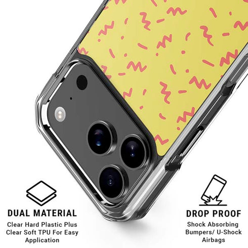 Yellow Spring iPhone 18 Pro Clear Case