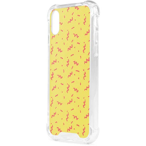 Yellow Spring iPhone XS Clear Case