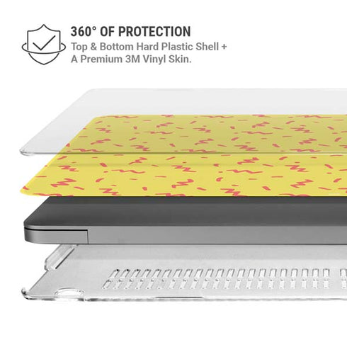 Yellow Spring MacBook Pro 14in (2021-24) Case plus Skin