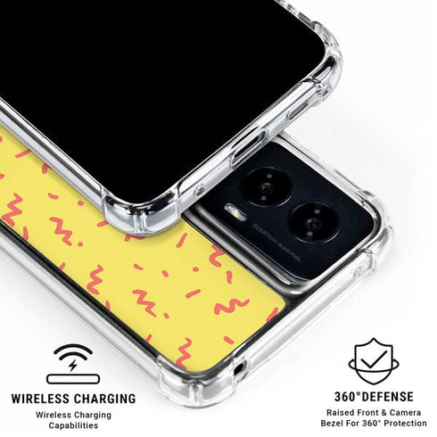 Yellow Spring Moto G Power 5G (2024) Clear Case