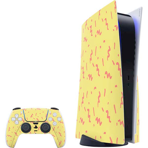 Yellow Spring PlayStation PS5 Skins