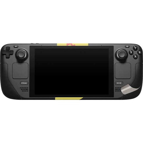 Yellow Spring Steam Deck Handheld Gaming Computer Skin