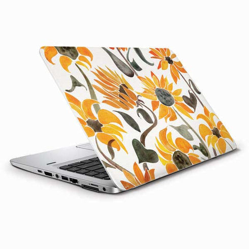 Yellow Sunflower by Cat Coq HP Elitebook Skin