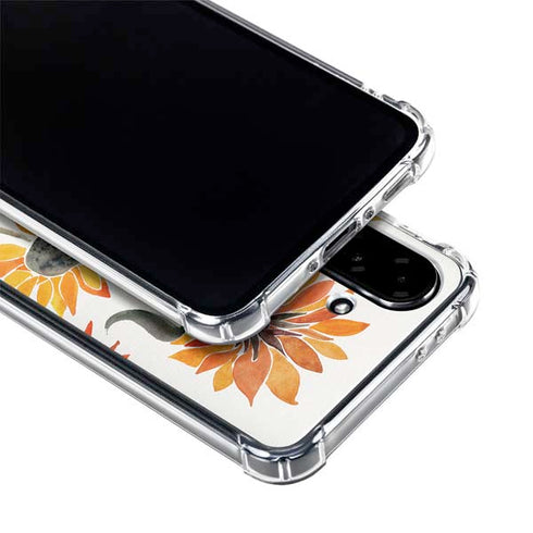 Yellow Sunflower by Cat Coq Galaxy A36 5G Clear Case